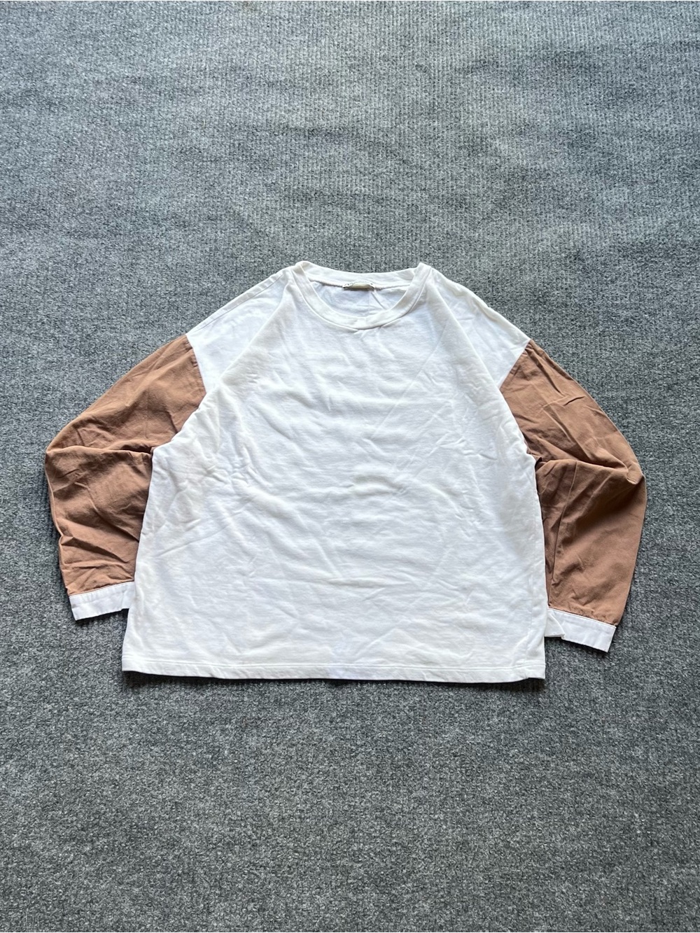 Zara Oversized Two Tone Shirt